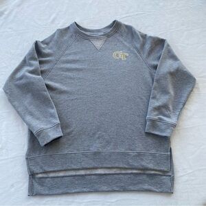 Georgia Tech Women's Harlow Terry Raglan Pullover Sweatshirt